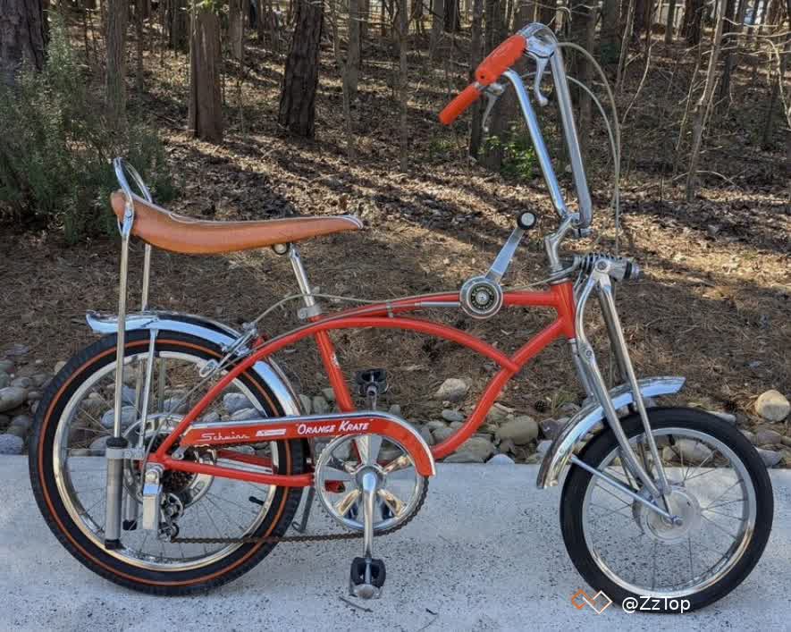 SCHWINN 1969 ORANGE KRATE Bicycle 5 speed STINGRAY