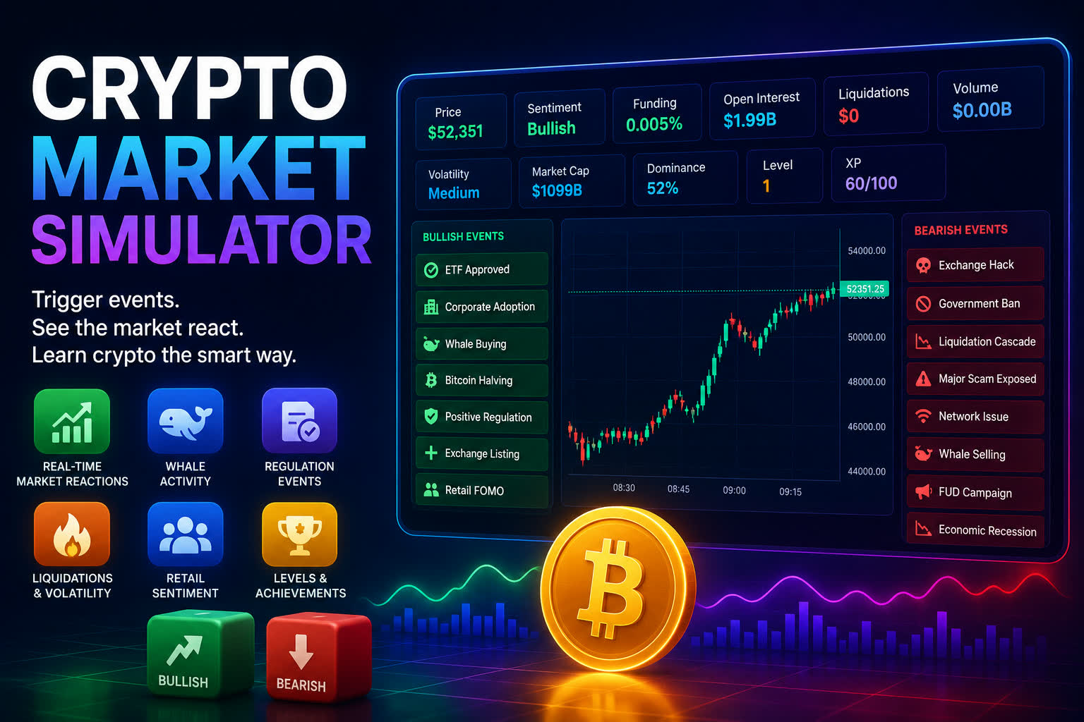 crypto market simulator