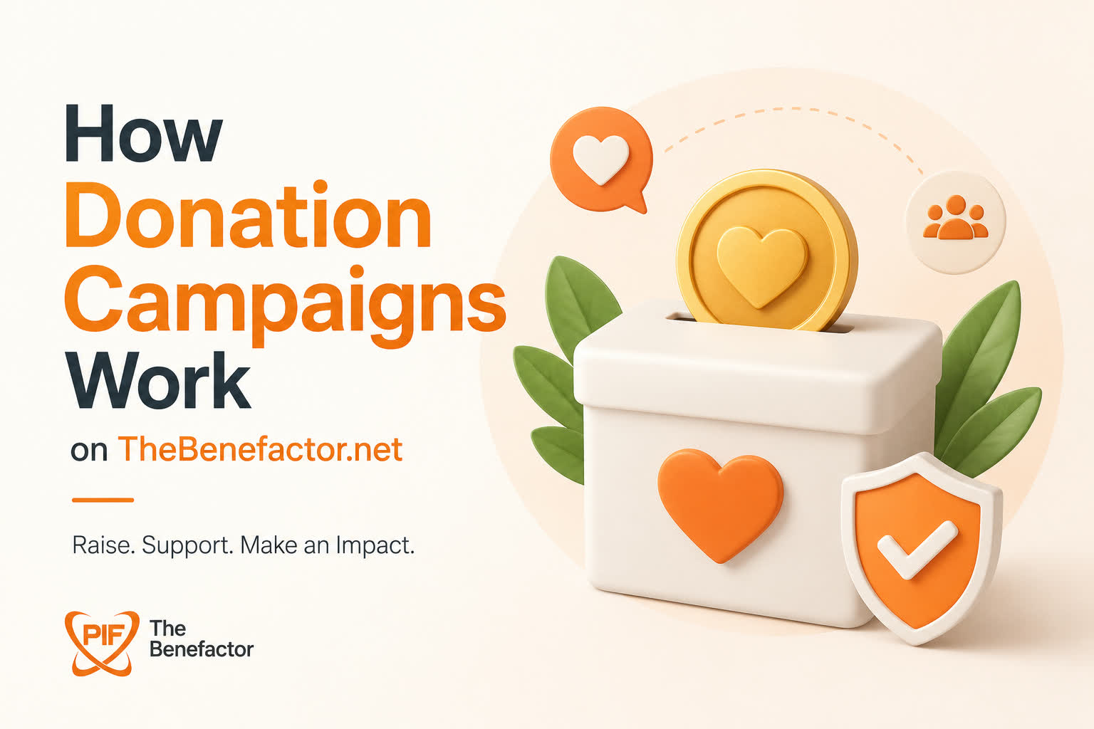 How Donation Campaigns Work on TheBenefactor.Net